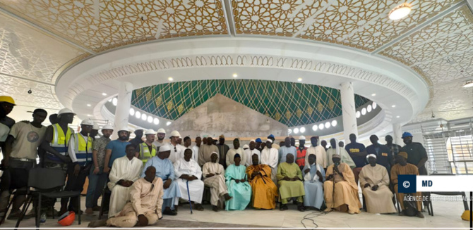 Le chantier de la Grande mosquée de Tivaouane, “très avancé” (Responsable) Le chantier de la Grande mosquée de Tivaouane, “très avancé” (Responsable)