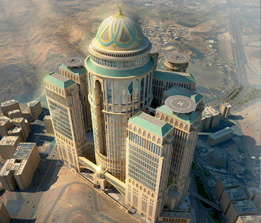 Le plus grand hôtel du monde ouvrira ses portes à La Mecque
