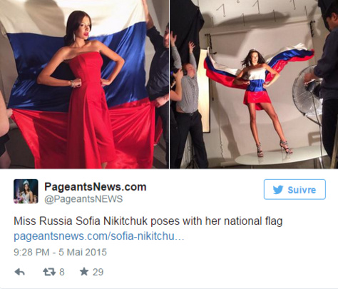 Le shooting polémique de Miss Russie