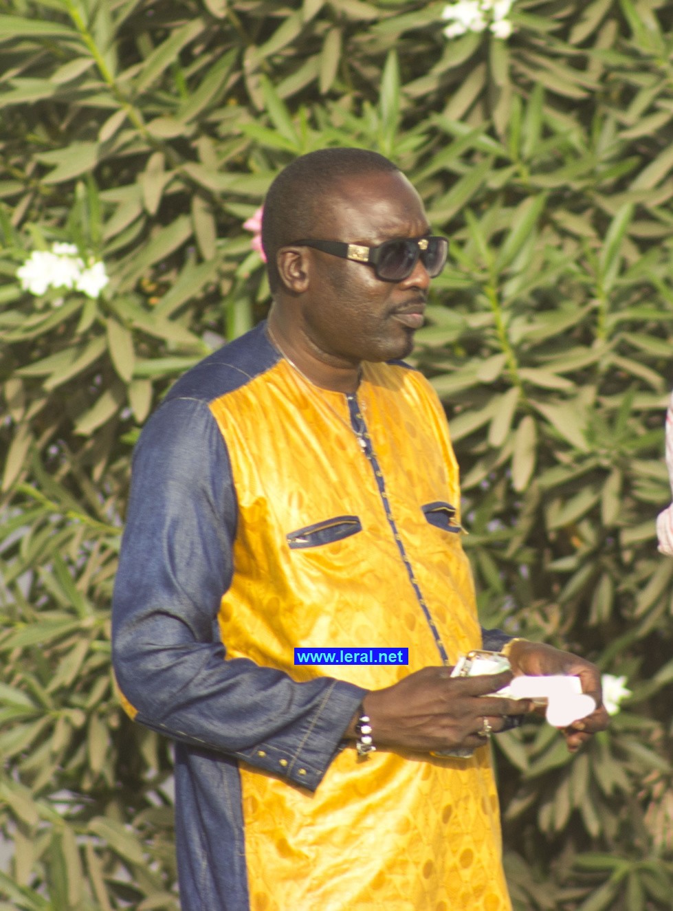 Le percussionniste du Super étoile Mbaye Guèye Faye