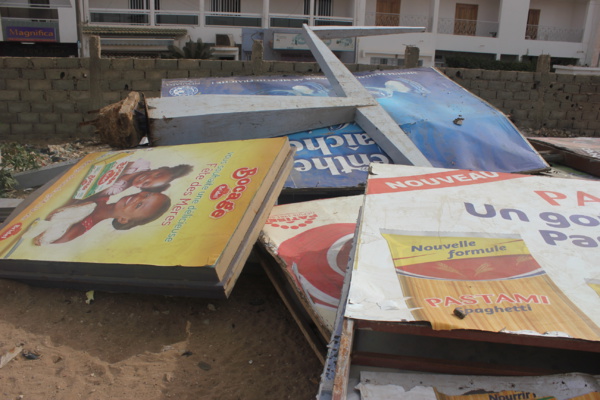 Pour destruction de biens appartenant à autrui: L'association des régies professionnelles d'affichage du Sénégal en guerre contre Barthélémy Dias