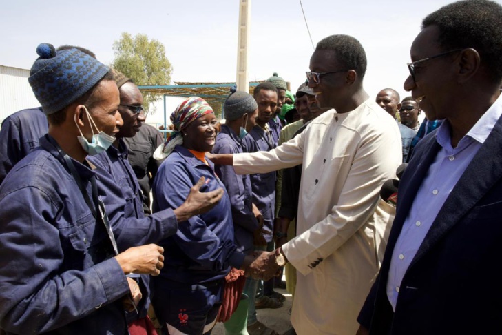 Photos/ Élevage: Amadou Ba, Premier Ministre lors de la réception des 1300 génisses gestantes à haut potentiel de laitier