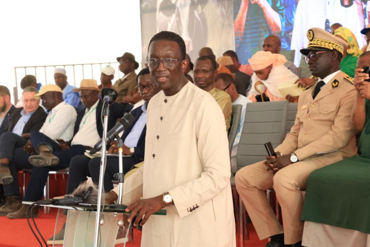 Photos/ Élevage: Amadou Ba, Premier Ministre lors de la réception des 1300 génisses gestantes à haut potentiel de laitier