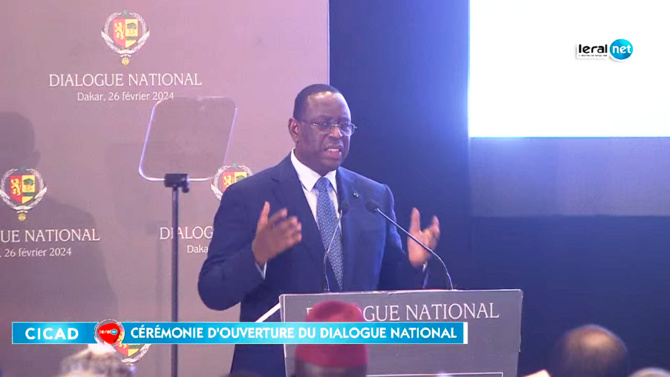 Ouverture du dialogue national : « Tenir les élections avant l’hivernage », la volonté affichée du Président Sall
