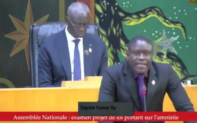 Intervention du Député Omar Sy : 