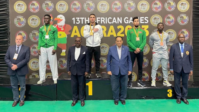 Karaté/ Jeux africains: Makhtar Diop médaille d’argent et Mohamed Falilou Diop médaille de bronze