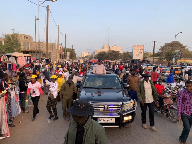Premier jour de campagne: La caravane de Mamadou Lamine Diallo du Mouvement Tekki a ratissé large hier, dans la banlieue