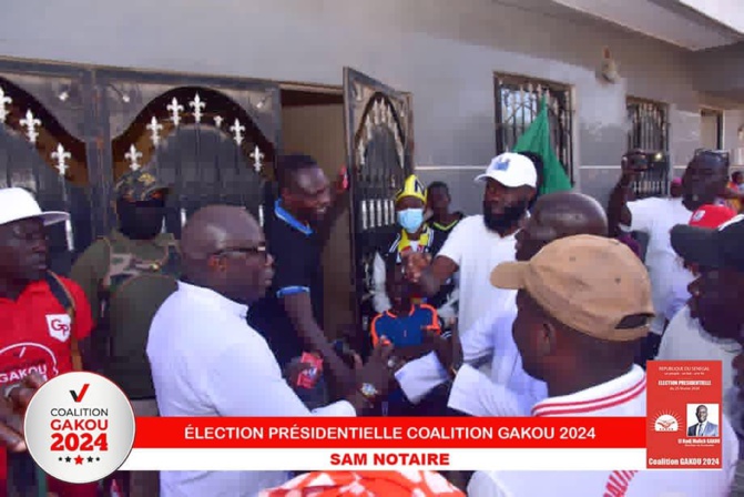 Visites de proximité, caravane : Les images de la caravane de la coalition Gakou 2024, accueillie par une foule impressionnante