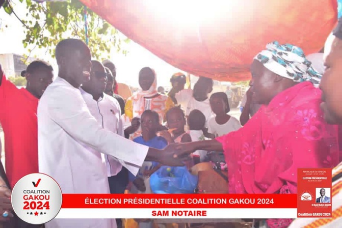 Visites de proximité, caravane : Les images de la caravane de la coalition Gakou 2024, accueillie par une foule impressionnante