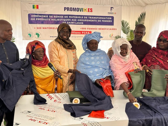 Langue de Barbarie à Saint-Louis: PROMOVILLES équipe les groupements de femmes