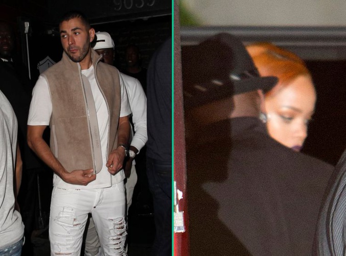 Rihanna et Karim Benzema : encore une sortie en boîte, ils ne se quittent plus !