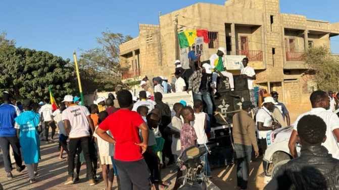 Campagne à Rufisque : Assane Diop (Diomaye président) vante son candidat auprès des populations…