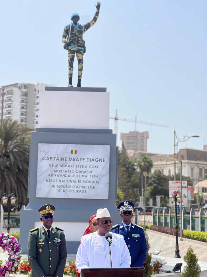 Photos: Le Président Macky Sall à l’Inauguration du Memorial Capitaine Mbaye Diagne