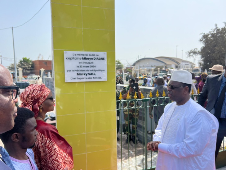 Photos: Le Président Macky Sall à l’Inauguration du Memorial Capitaine Mbaye Diagne