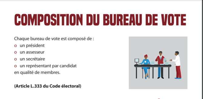 PRÉSIDENTIELLE DU 24 MARS 2024 : ORGANISATION ET FONCTIONNEMENT DU BUREAU DE VOTE À L’ÉTRANGER