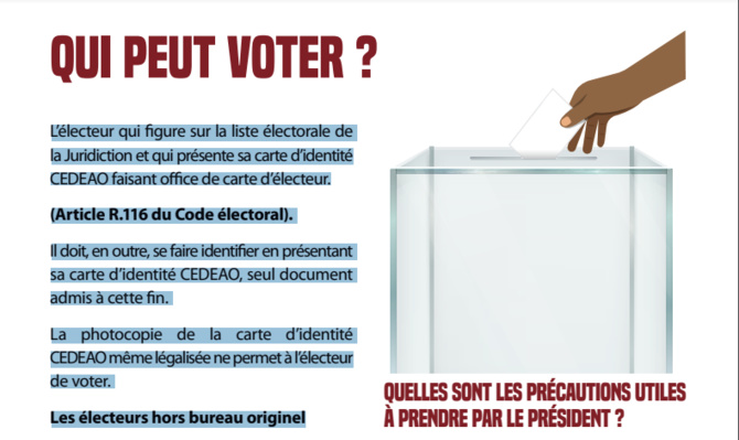 ÉLECTION PRÉSIDENTIELLE DU 24 MARS 2024 : ORGANISATION ET FONCTIONNEMENT DU BUREAU DE VOTE À L’ÉTRANGER