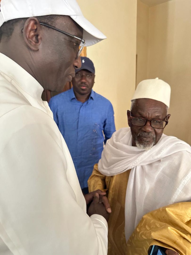 Visite de courtoisie à la maison familiale de Macky Sall : Amadou Bâ reçoit la bénédiction de l’oncle du Président