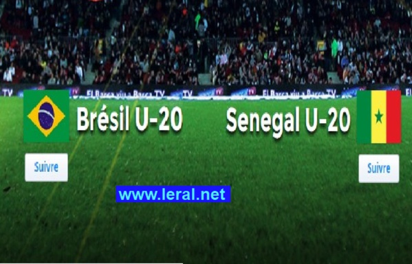 Mondial U-20 : Suivez en Direct sur Leral.net le match Brésil-Sénégal