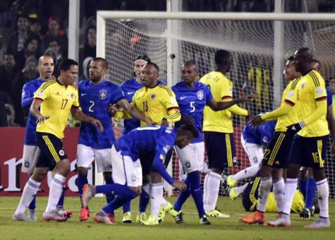 La Colombie se paye le Brésil, Neymar voit rouge