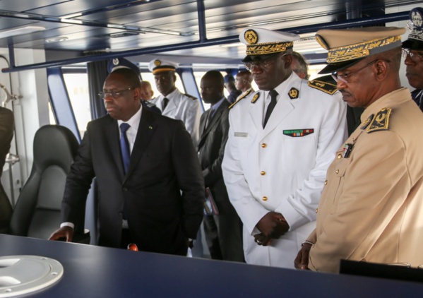 Marine nationale : Le nouveau patrouilleur baptisé "Kédougou" par Macky Sall 