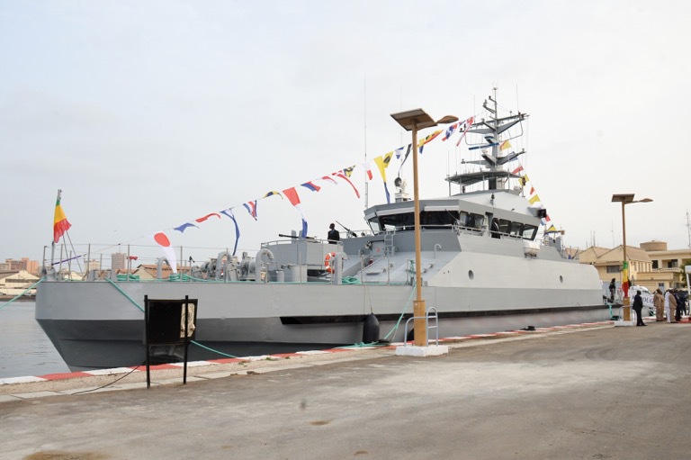 Marine nationale : Le nouveau patrouilleur baptisé "Kédougou" par Macky Sall 