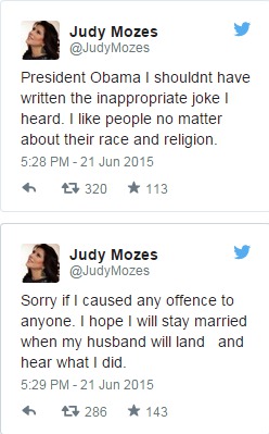 L'épouse d'un ministre israélien s'excuse après une blague raciste sur Obama