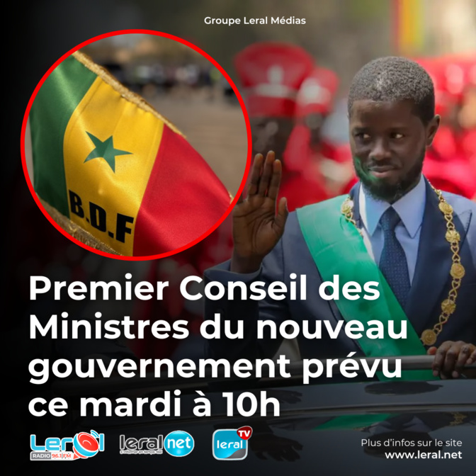 Nouvelle ère gouvernementale au Sénégal Diomaye Faye annonce le premier Conseil des Ministres