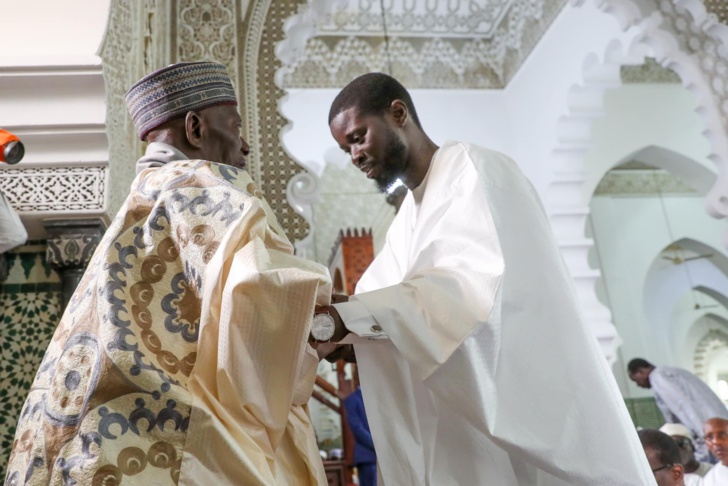  Photos/ Prière de l'Aïd El-Fitr: Le Chef de l'État Bassirou Diomaye Diakhar Faye invite tout le peuple sénégalais à préserver cette stabilité enviée par le monde entier