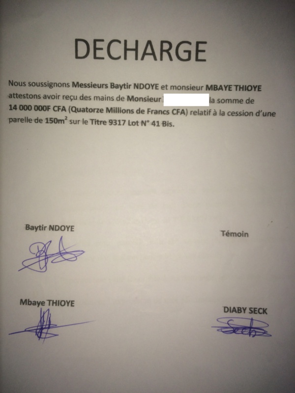 Mensonge d'Etat  sur l'affaire Tobago : Le Pm  Mohammed Dionne pris en flagrant délit de faux..chaque bénéficiaire a déboursé entre 15 à 20.000.000 FCfa. ( Documents + Vidéos Preuves)