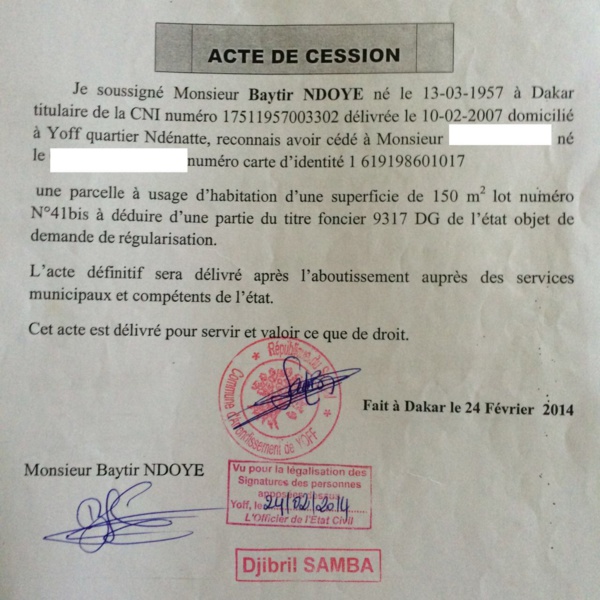 Mensonge d'Etat  sur l'affaire Tobago : Le Pm  Mohammed Dionne pris en flagrant délit de faux..chaque bénéficiaire a déboursé entre 15 à 20.000.000 FCfa. ( Documents + Vidéos Preuves)