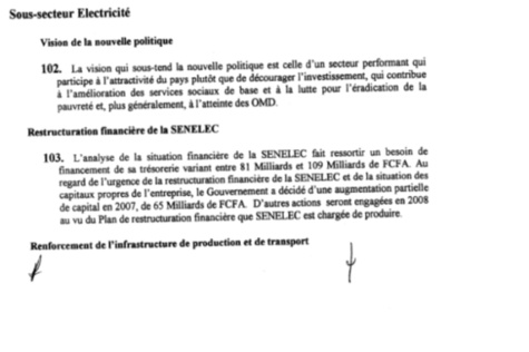 Quand la Senelec fait baver financièrement l'Etat et tient au collet les citoyens