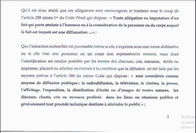 Diffamation: Bara Tall sert une citation directe au Directeur de publication de Kewoulo, Babacar Touré et à Clédor Sène Diffamation: Bara Tall sert une citation directe au Directeur de publication de Kewoulo, Babacar Touré et à Clédor Sène