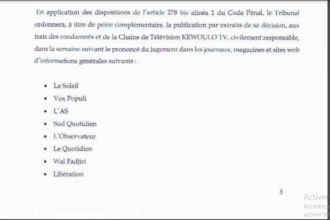 Diffamation: Bara Tall sert une citation directe au Directeur de publication de Kewoulo, Babacar Touré et à Clédor Sène Diffamation: Bara Tall sert une citation directe au Directeur de publication de Kewoulo, Babacar Touré et à Clédor Sène