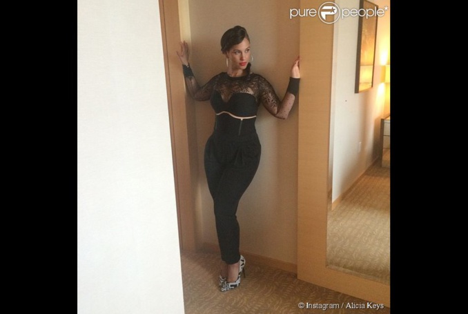 Alicia Keys, divine au soir des BET Awards 2015 à Los Angeles