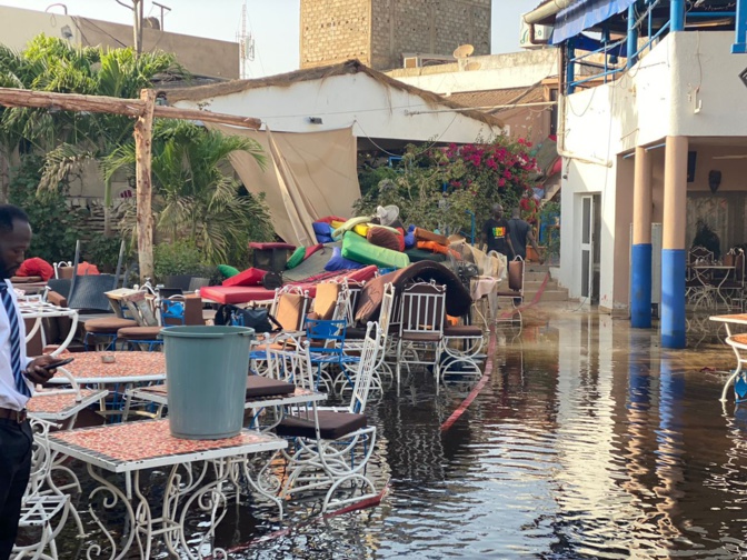 Incident à Saly : L'hôtel Riviera, établi sur 1200 m², a pris feu 