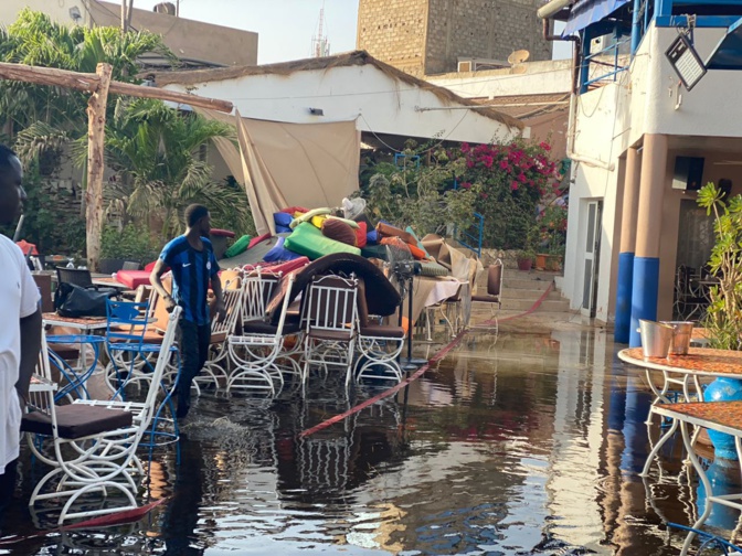 Incident à Saly : L'hôtel Riviera, établi sur 1200 m², a pris feu 