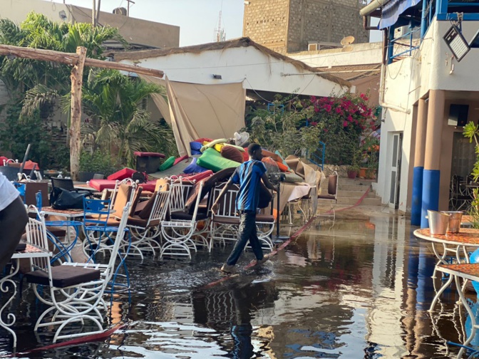 Incident à Saly : L'hôtel Riviera, établi sur 1200 m², a pris feu 