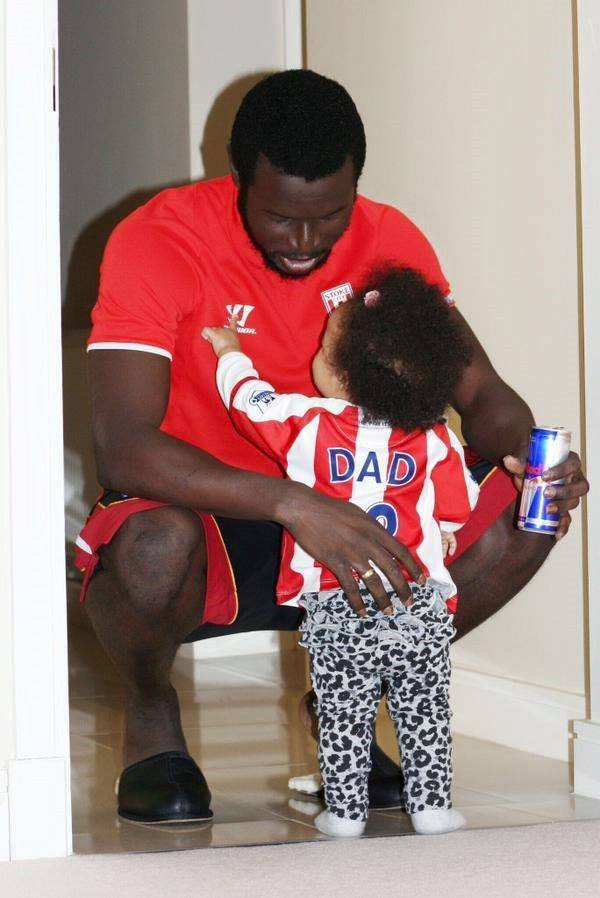 Mame Birame Diouf et sa fille 