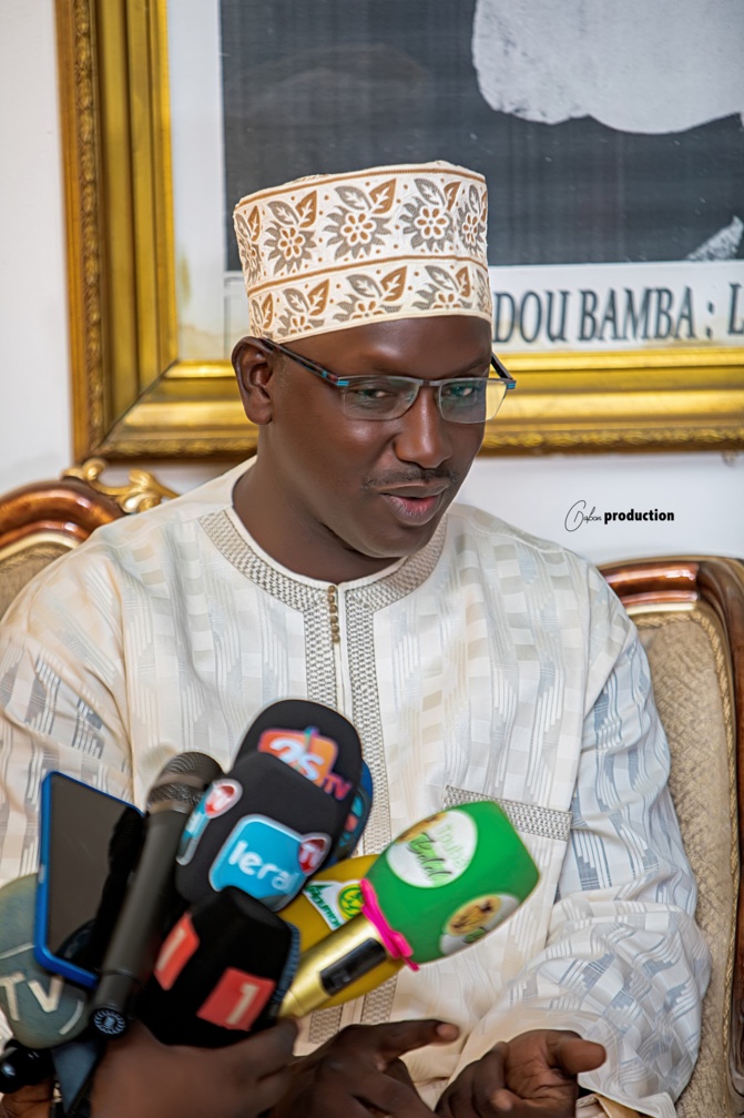 Nouveau ministre de l'hydraulique et de l'assainissement Cheikh Tidiane Diéye en visite à Touba: Images