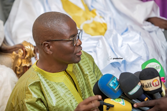 Nouveau ministre de l'hydraulique et de l'assainissement Cheikh Tidiane Diéye en visite à Touba: Images