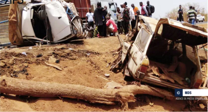 Kédougou : Deux morts et 10 blessés dans une collision entre deux véhicules à Bandafassi