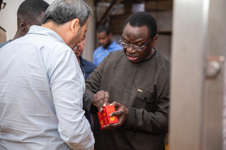 Photos/ PATISEN: Visite de Dr Serigne Guèye Diop, Ministres de l'industrie et du Commerce et Ibrahima Thiam, Ministre Secrétaire d'État pour le développement des PME-PMI