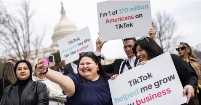 Pour les médias américains:TikTok et sa société mère poursuivent le gouvernement américain...