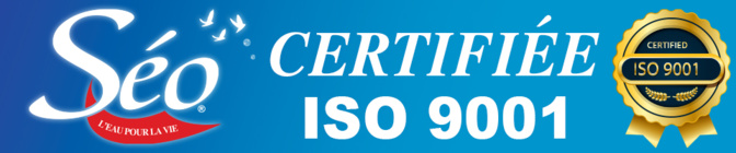 Management de la qualité : L’eau minérale Séo certifiée ISO 9001-2015