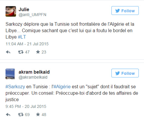Nouvelle gaffe : La petite phrase de Sarkozy qui a choqué les Algériens