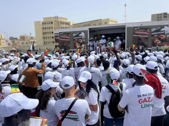 Soutien au peuple palestinien :  La Grande marche de Dakar a mobilisé du monde