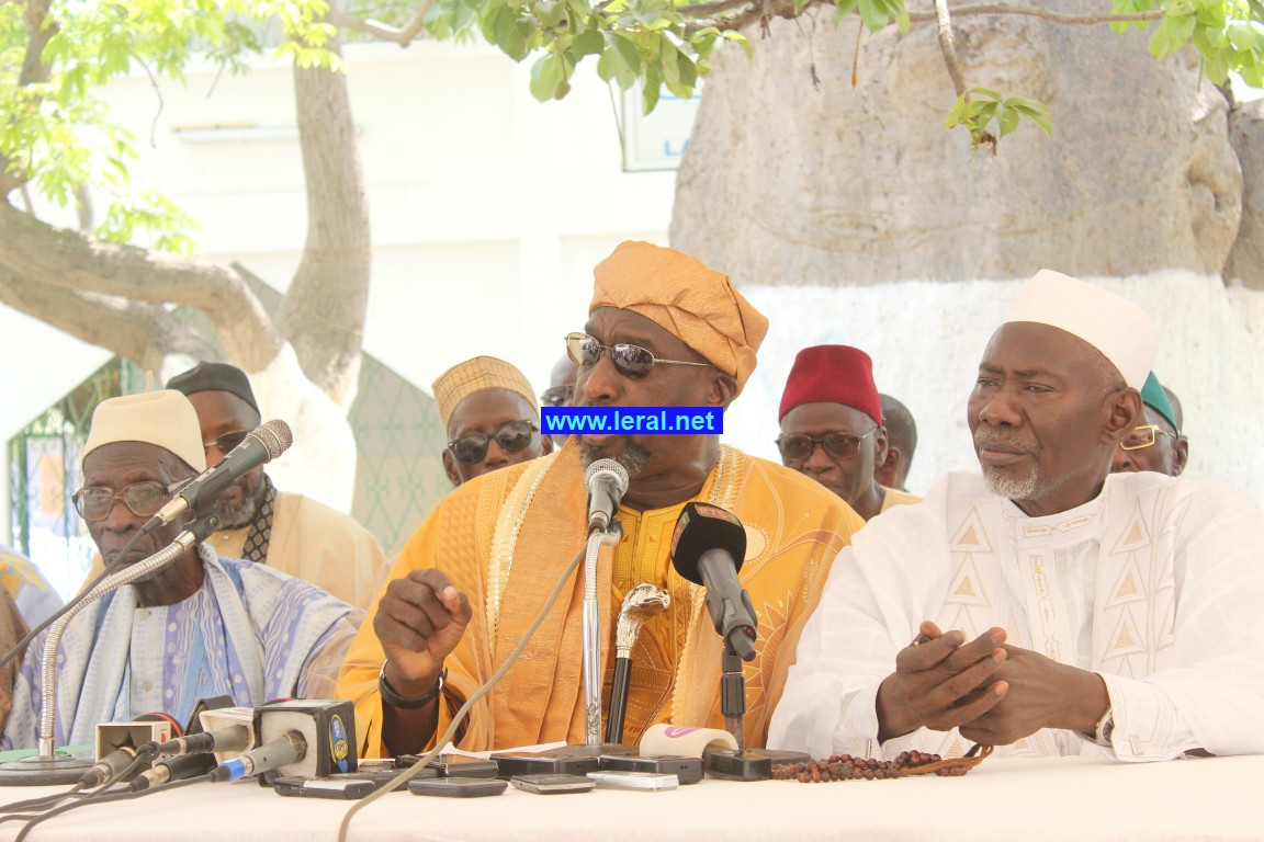 Les images de la conférence de presse du Grand Serigne de Dakar Abdoulaye Makhtar Diop