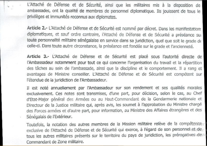 Général Souleymane Kandé "affecté" à New Delhi: C'est l’ex-président Macky Sall qui avait pris un décret pour les attachés militaires... Général Souleymane Kandé "affecté" à New Delhi: C'est l’ex-président Macky Sall qui avait pris un décret pour les attachés militaires...