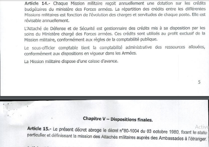 Général Souleymane Kandé "affecté" à New Delhi: C'est l’ex-président Macky Sall qui avait pris un décret pour les attachés militaires... Général Souleymane Kandé "affecté" à New Delhi: C'est l’ex-président Macky Sall qui avait pris un décret pour les attachés militaires...