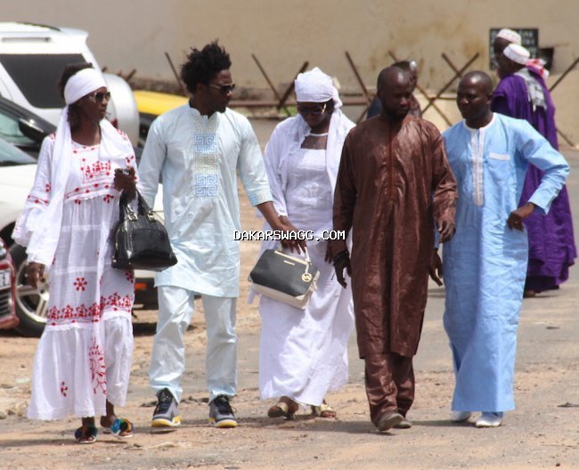 Mame Diarra Thiam "Lissa", dans un état second à la levée du corps de Maty Mbodji